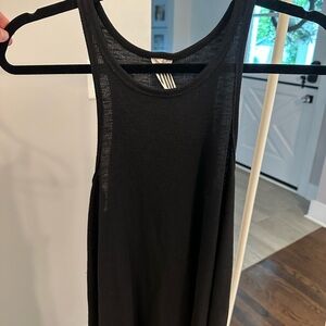 Black Sleeveless Tank Top